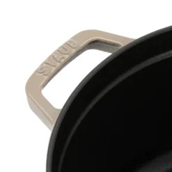 Staub Cocotte 22 cm, Rond(e), , Fonte Sésame Sale