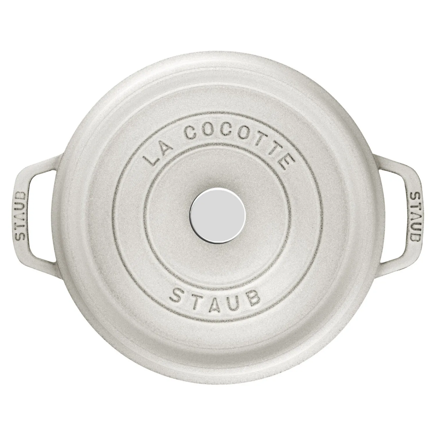 Staub Cocotte 18 cm, Rond(e), , Fonte Truffe blanche Outlet