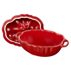 Staub Cocotte 16 cm, Tomate, Cerise, Céramique Discount