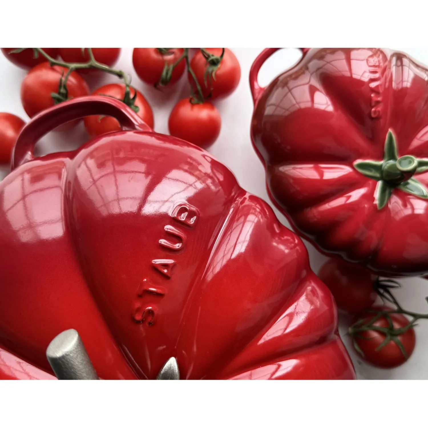 Staub Cocotte 25 cm, Tomate, Cerise, Fonte Outlet