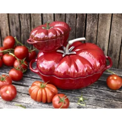 Staub Cocotte 25 cm, Tomate, Cerise, Fonte Outlet