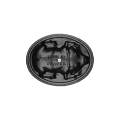 Staub Cocotte couvercle de cochon 17 cm, Ovale, , Fonte Gris graphite Hot