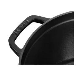 Staub Cocotte haute 24 cm, Rond(e), , Fonte Noir mat New