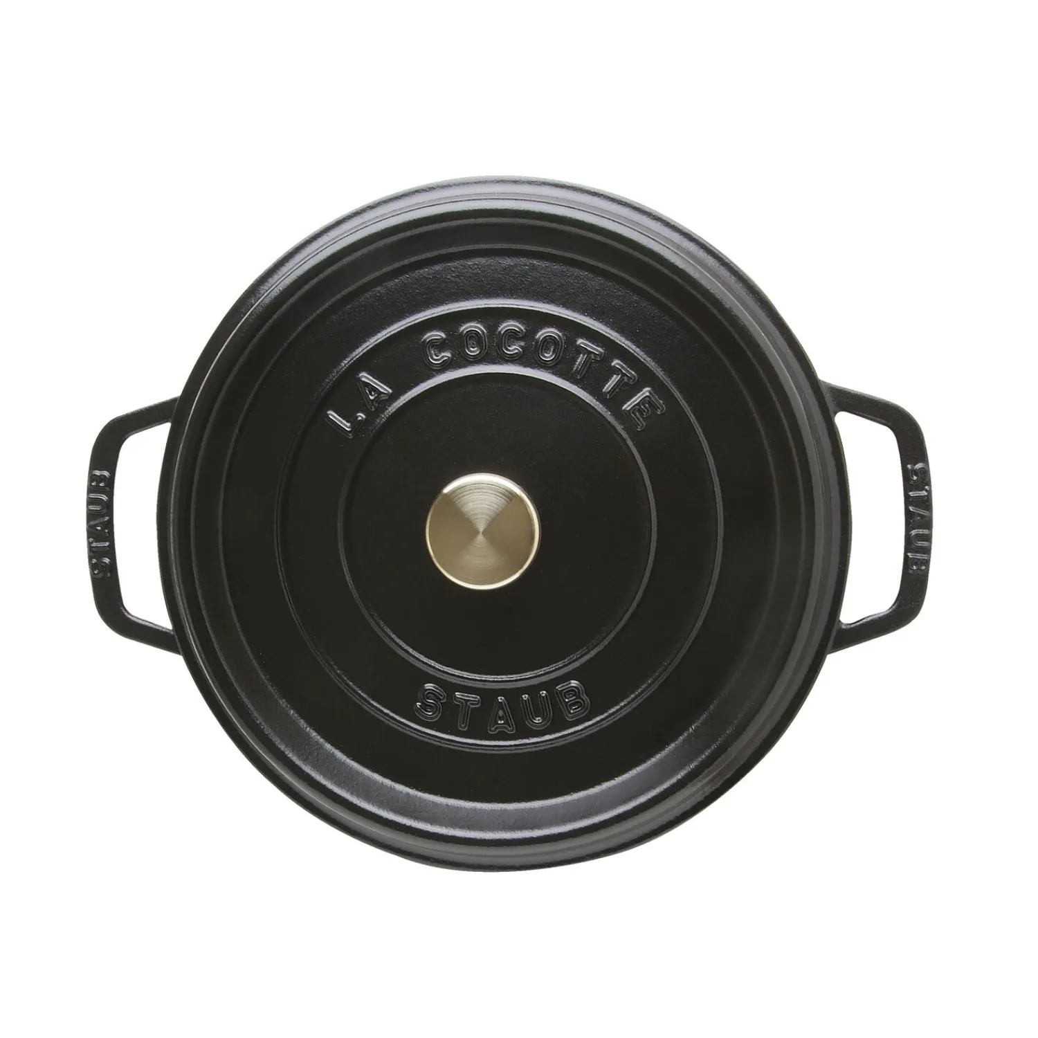 Staub Cocotte haute 24 cm, Rond(e), , Fonte Noir mat New