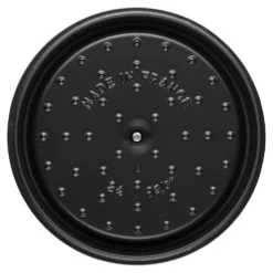 Staub Cocotte haute 24 cm, Rond(e), , Fonte Noir mat New