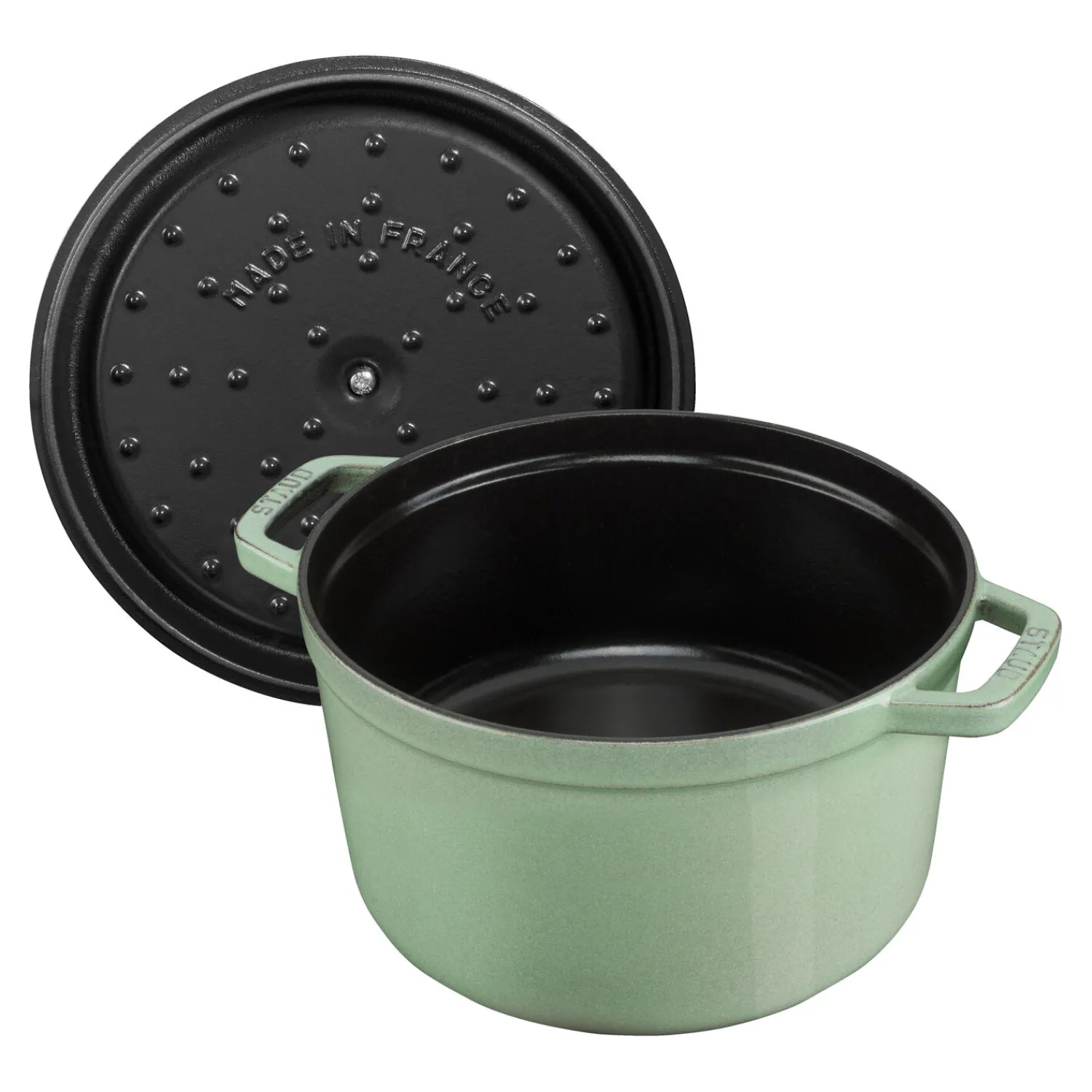Staub Cocotte haute 24 cm, Rond(e), , Fonte Sauge Best