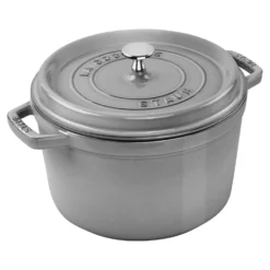 Staub Cocotte profonde 24 cm, Rond(e), , Fonte Gris graphite Clearance