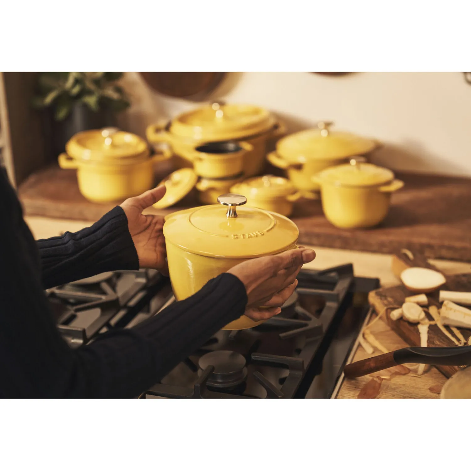 Staub Cocotte à riz 16 cm, Rond(e), , Fonte Citron New
