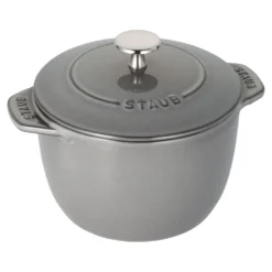 Staub Cocotte à riz 16 cm, Rond(e), , Fonte Gris graphite Hot