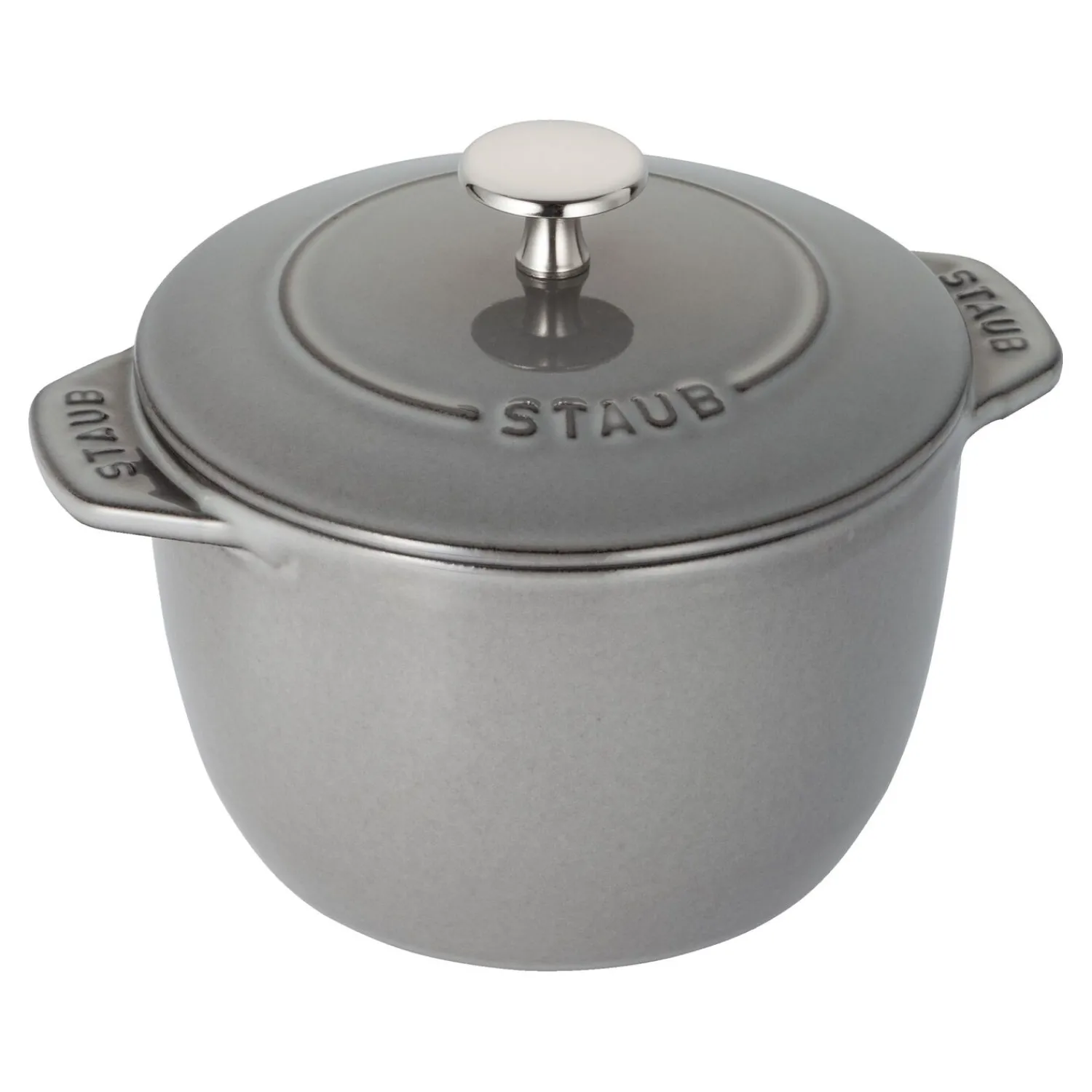 Staub Cocotte à riz 16 cm, Rond(e), , Fonte Gris graphite Hot