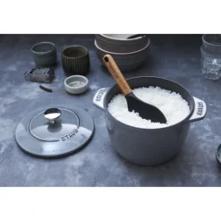 Staub Cocotte à riz 16 cm, Rond(e), , Fonte Gris graphite Hot