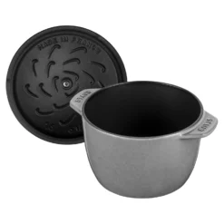 Staub Cocotte à riz 16 cm, Rond(e), , Fonte Gris graphite Hot