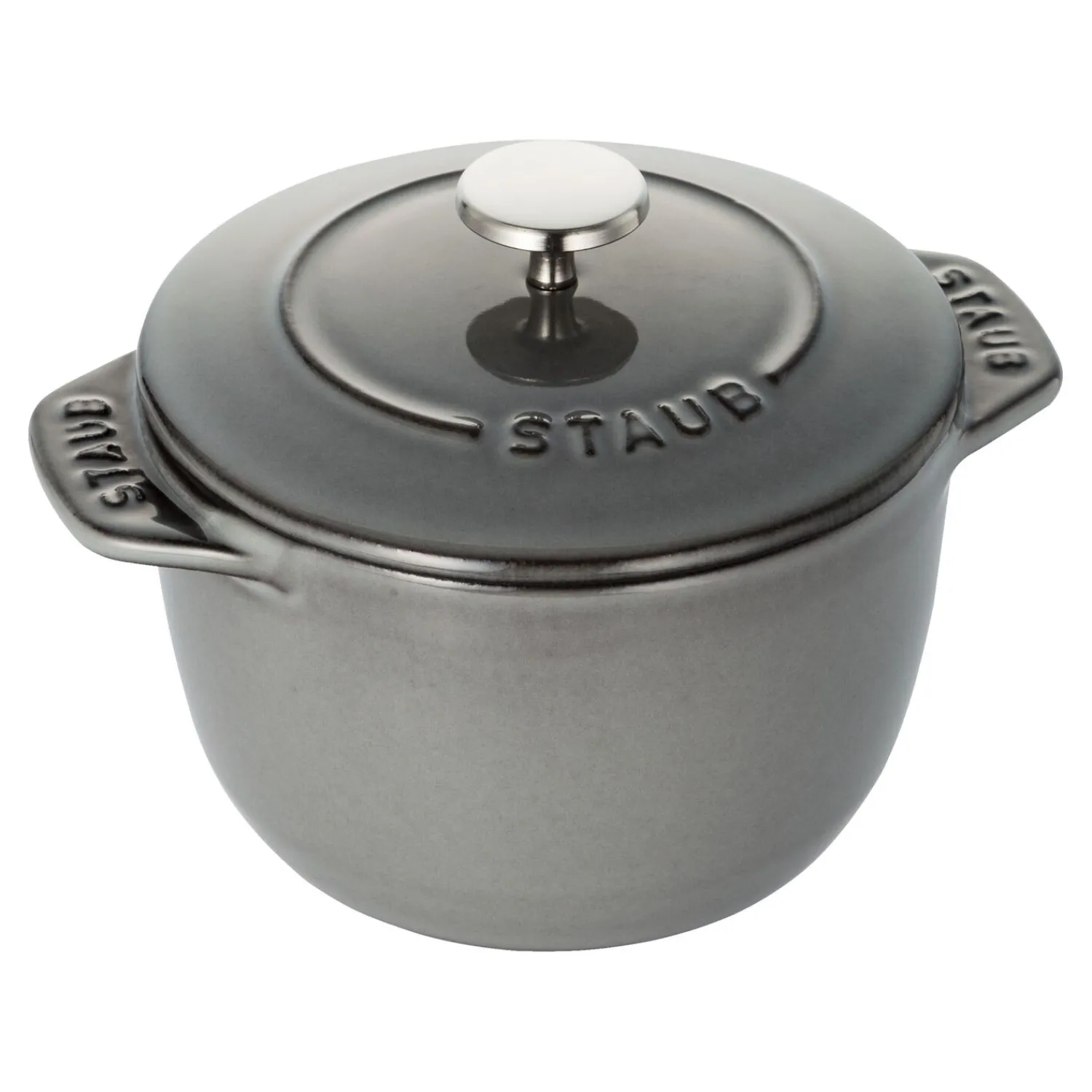 Staub Cocotte à riz 12 cm, Rond(e), , Fonte Gris graphite Best