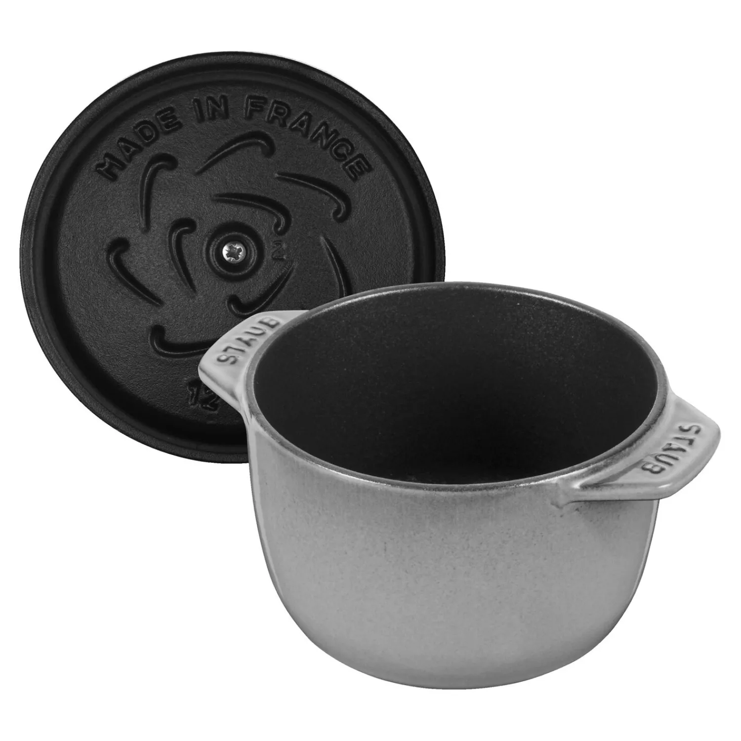 Staub Cocotte à riz 12 cm, Rond(e), , Fonte Gris graphite Best