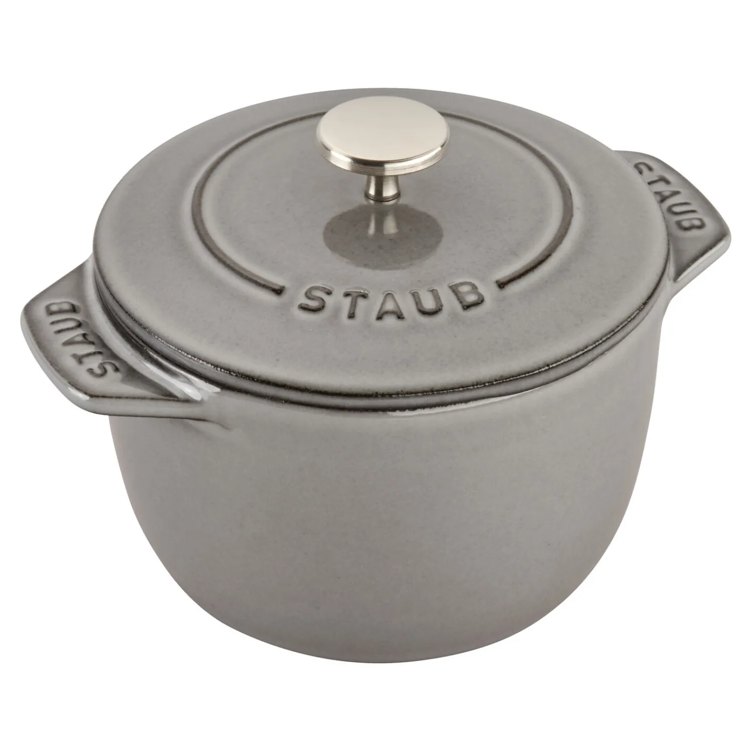 Staub Cocotte à riz 12 cm, Rond(e), , Fonte Gris graphite Best