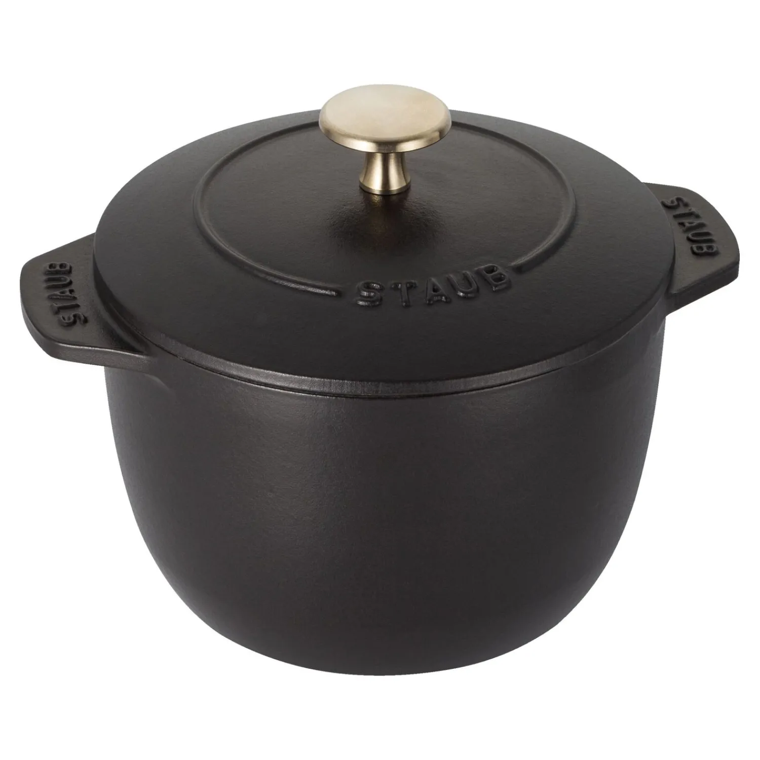 Staub Cocotte à riz 16 cm, Rond(e), , Fonte Noir mat Online