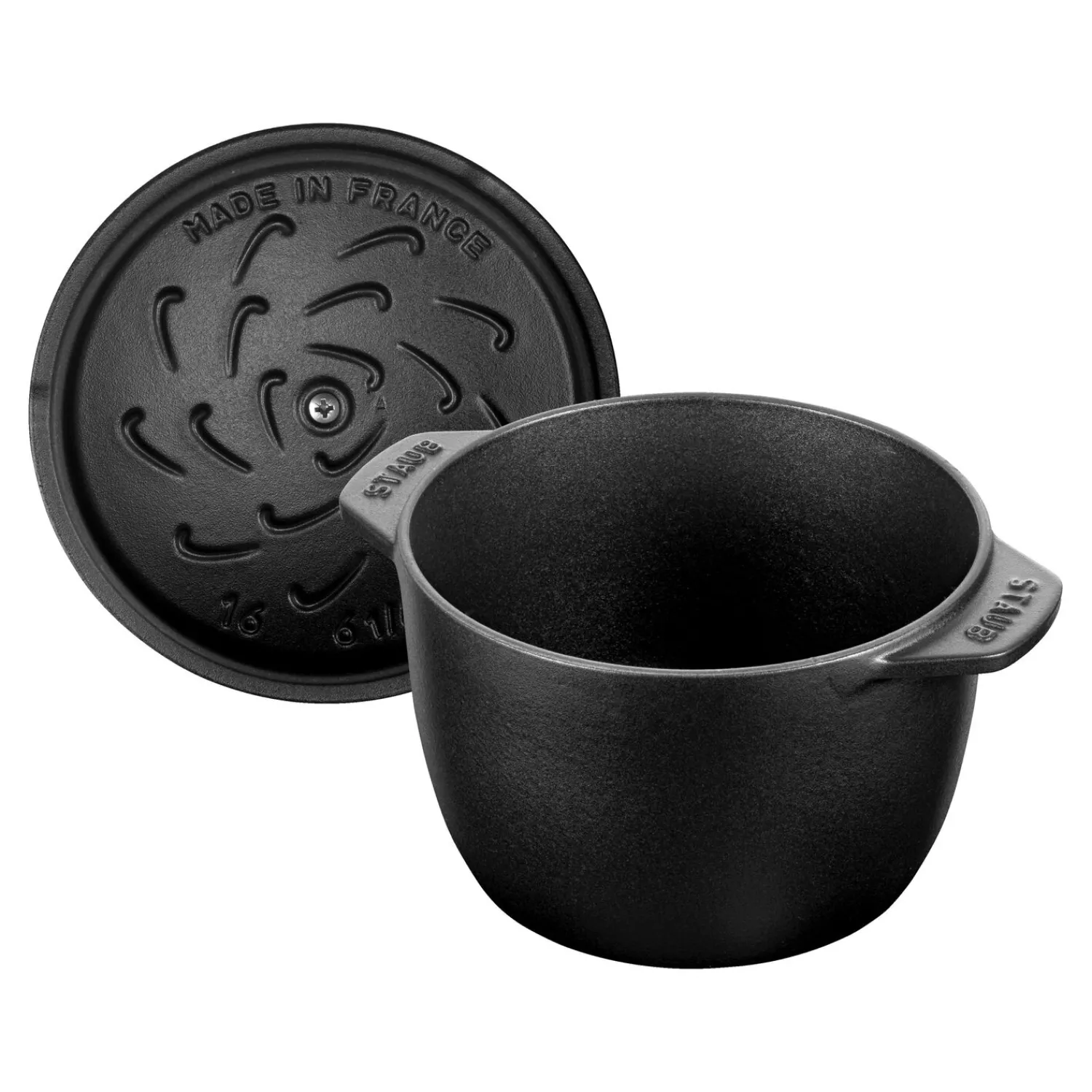 Staub Cocotte à riz 16 cm, Rond(e), , Fonte Noir mat Online