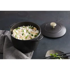 Staub Cocotte à riz 16 cm, Rond(e), , Fonte Noir mat Online