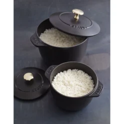 Staub Cocotte à riz 16 cm, Rond(e), , Fonte Noir mat Online
