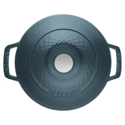 Staub Cocotte twister 20 cm, Rond(e), , Fonte La Mer New