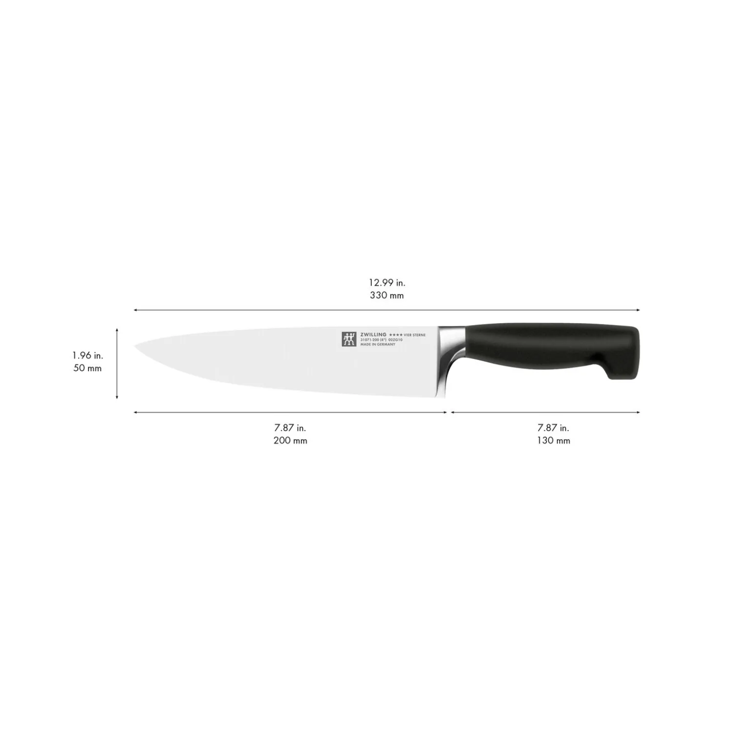 ZWILLING Couteau de chef 20 cm Outlet