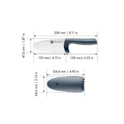 ZWILLING Couteau de chef 10 cm, Bleu Sale