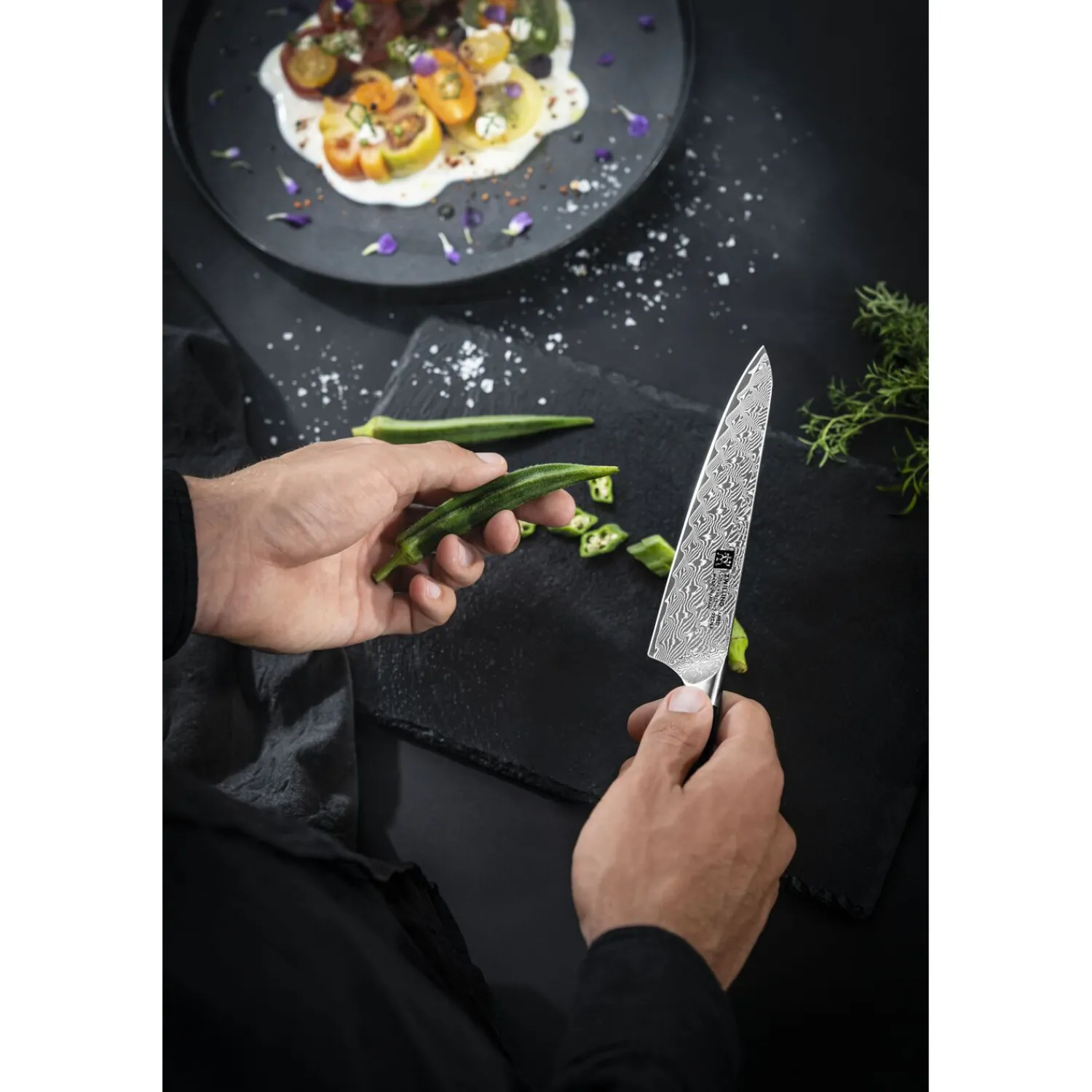 ZWILLING Couteau de chef compact 14 cm, Brun