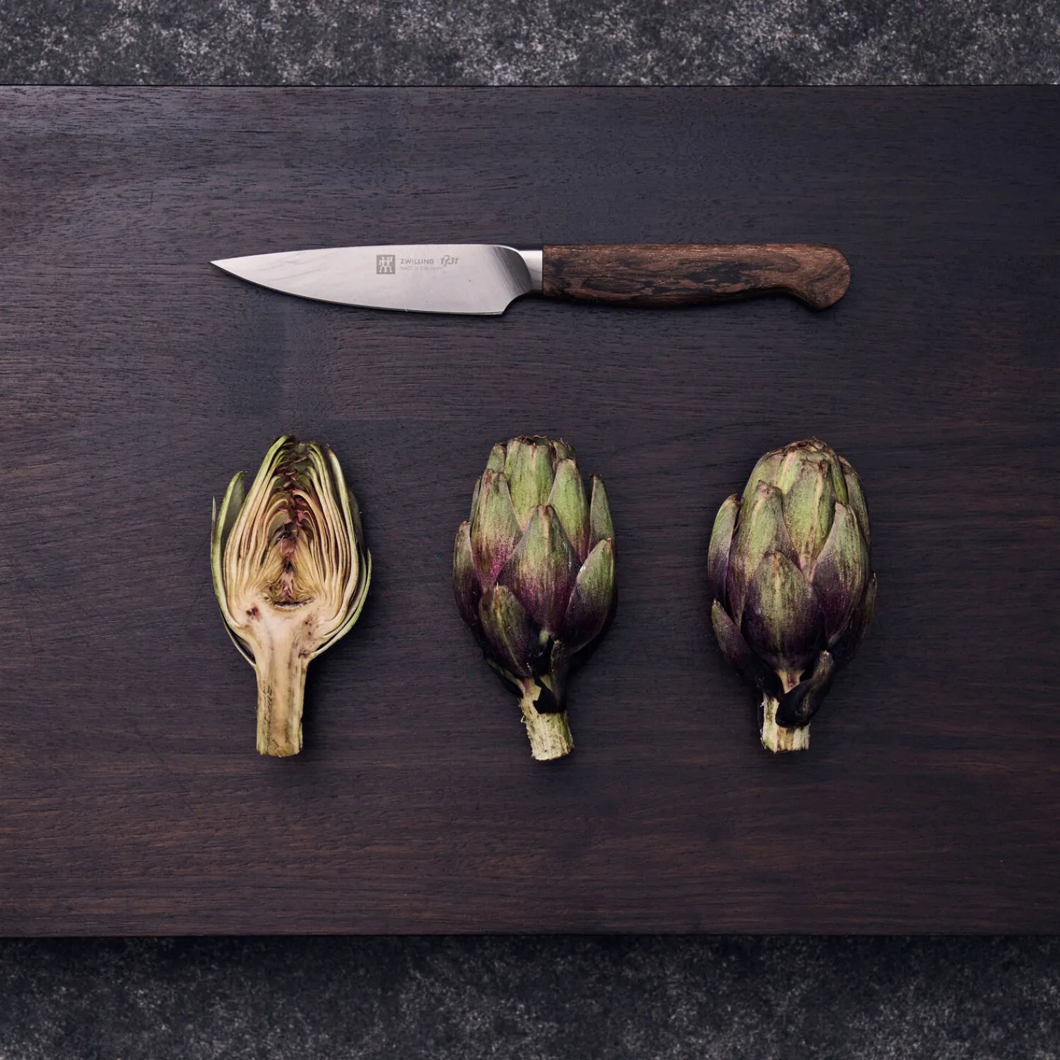 ZWILLING Couteau à larder et garnir 10 cm, Brun, Ziricote Hot