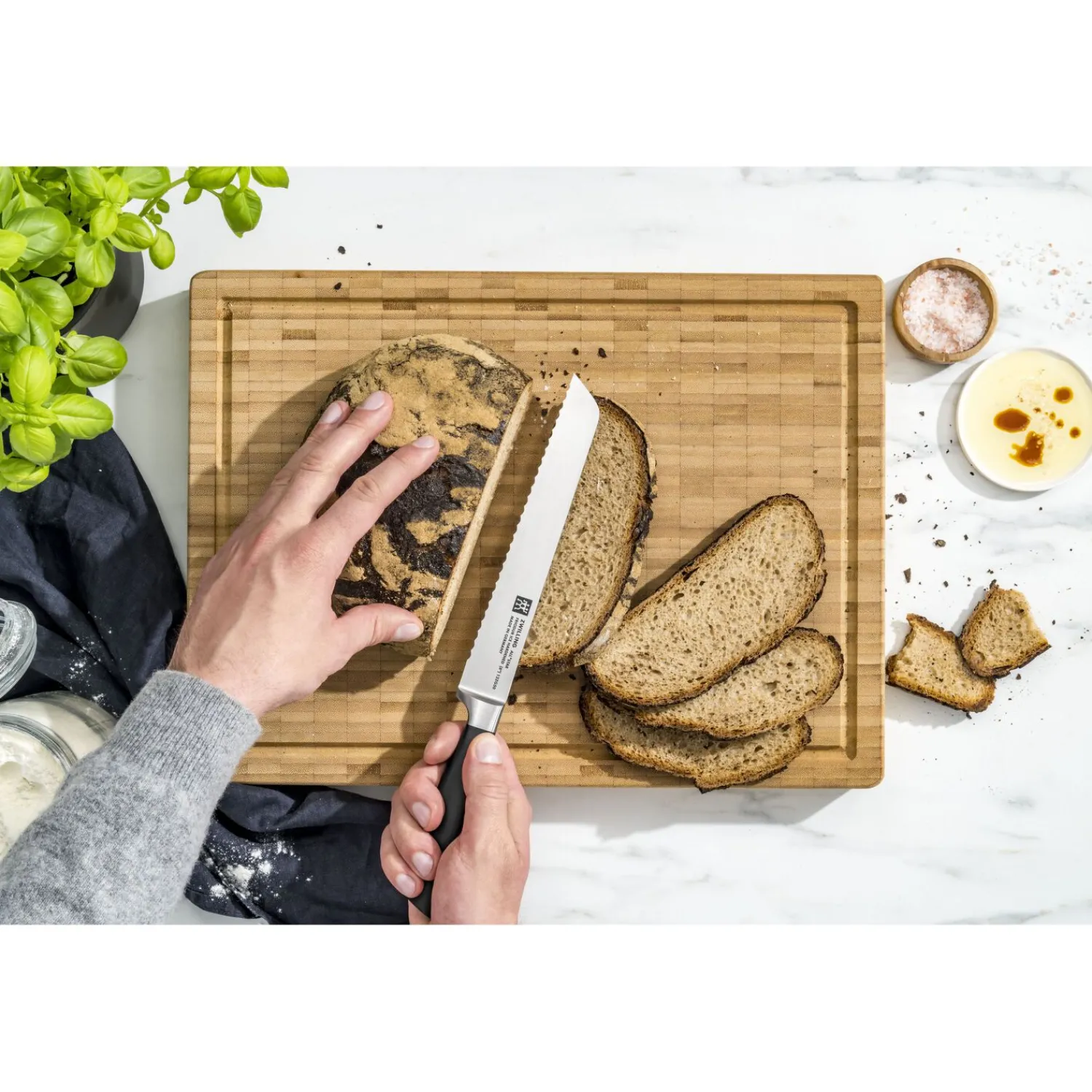 ZWILLING Couteau à pain 20 cm, Argent Clearance