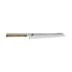 MIYABI Couteau à pain 23 cm, Brun, tranchant dentelé Sale