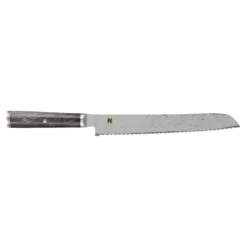 MIYABI Couteau à pain 24 cm, Noir brun, tranchant dentelé Outlet