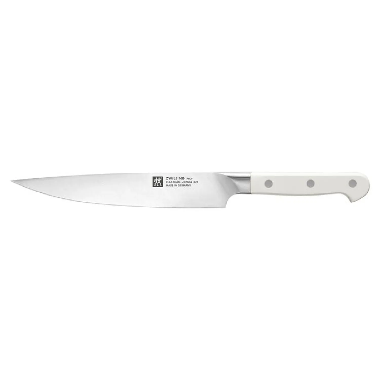 ZWILLING Couteau à trancher 20 cm, Blanc, Tranchant lisse Best