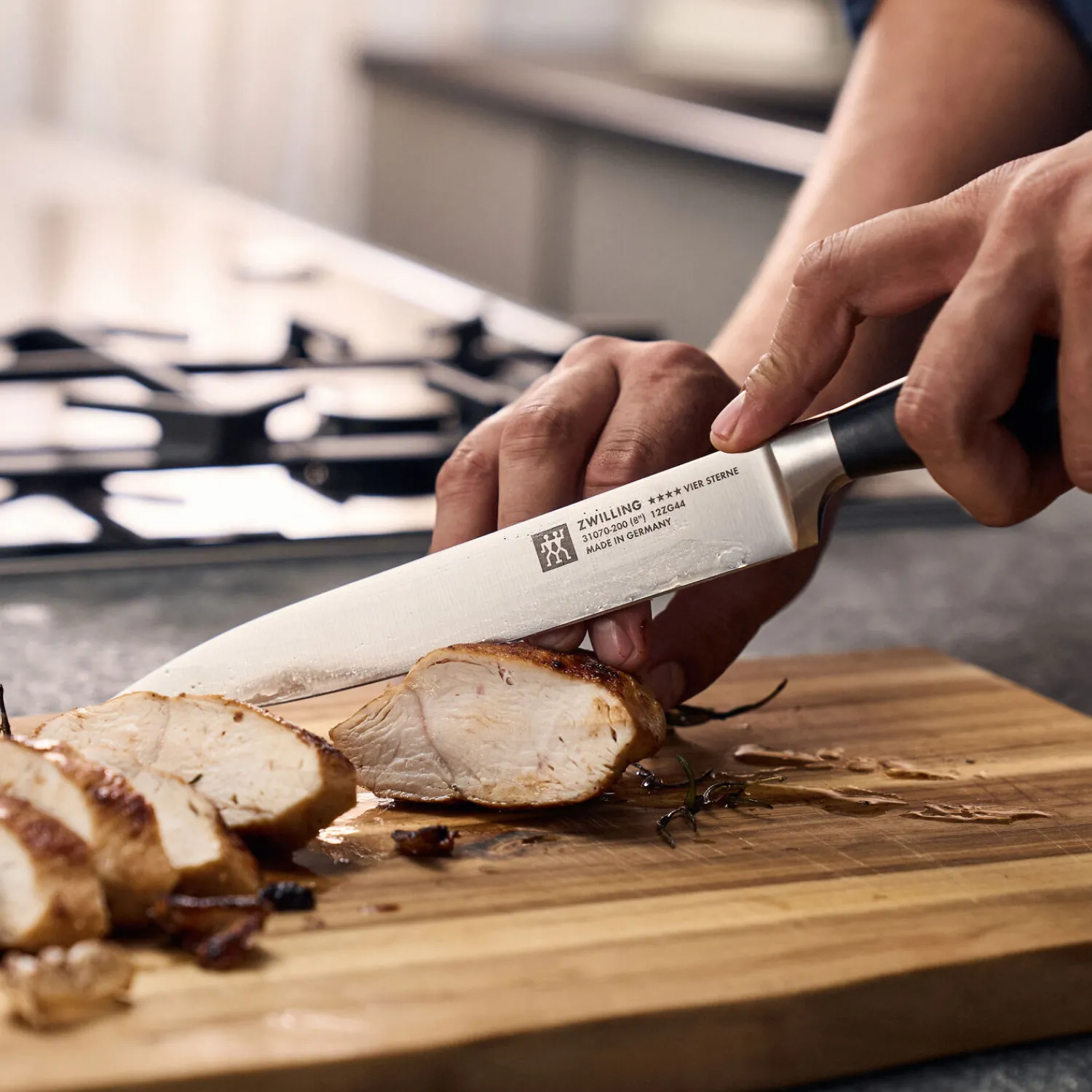 ZWILLING Couteau à trancher 20 cm, Tranchant lisse Best