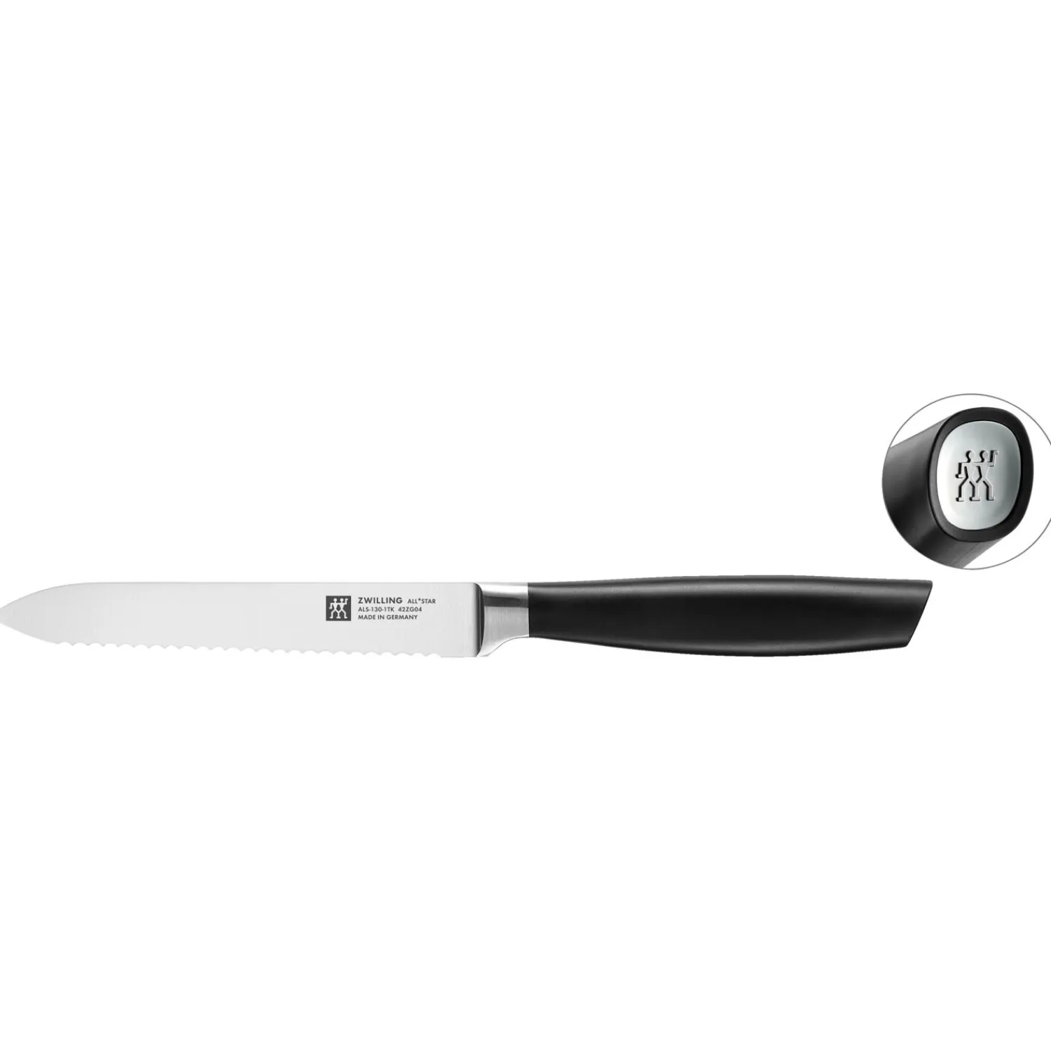 ZWILLING Couteau universel 13 cm, Argent Discount