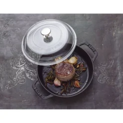 Staub Couvercle bombé 20 cm, Verre Sale