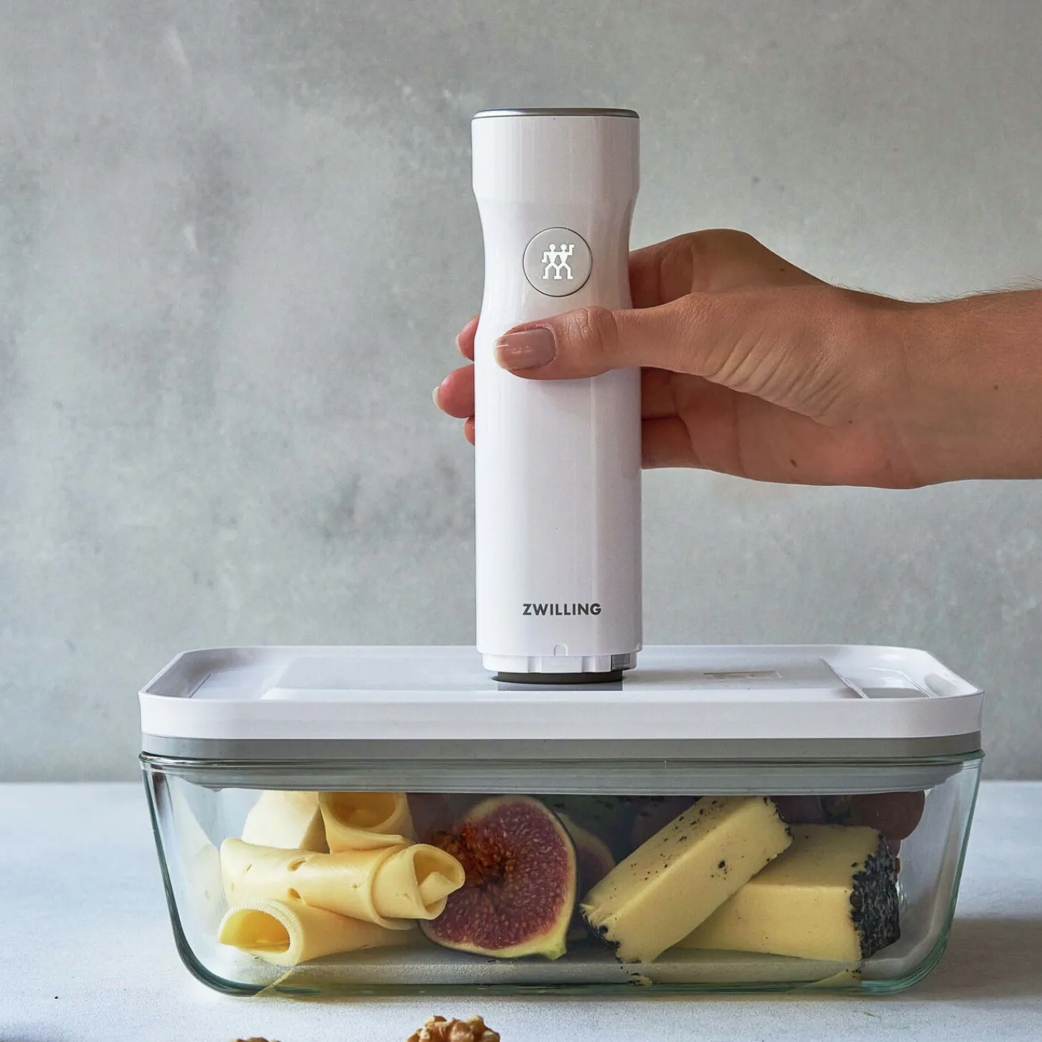 ZWILLING Couvercle sous vide, Boîte à frigo, Grey Line Clearance