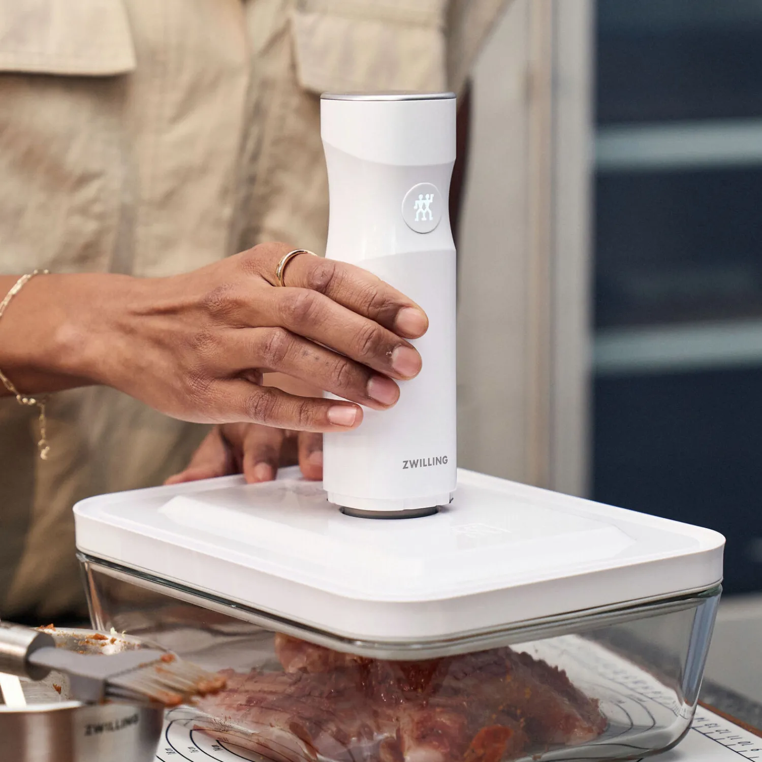 ZWILLING Couvercle sous vide, Plat à gratin, Grey Line Discount