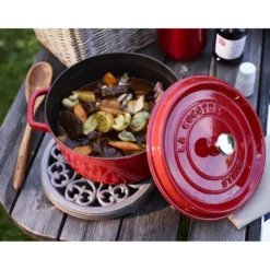 Staub Dessous de plat 23 cm, Rond(e), Fonte Gris graphite New