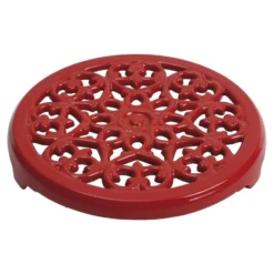 Staub Dessous de plat 23 cm, Rond(e), Fonte Cerise New
