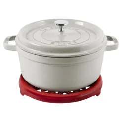 Staub Dessous de plat 23 cm, Rond(e), Fonte Cerise New