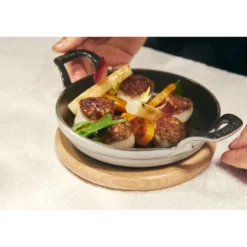 Staub Dessous de plat magnétique 15 cm, Ovale, Hêtre Discount