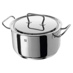 ZWILLING Ensemble de casseroles, 4-pcs. /16/20/24 cm, argent, Acier Inoxydable Outlet