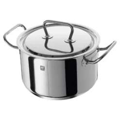 ZWILLING Ensemble de casseroles, 4-pcs. /16/20/24 cm, argent, Acier Inoxydable Outlet