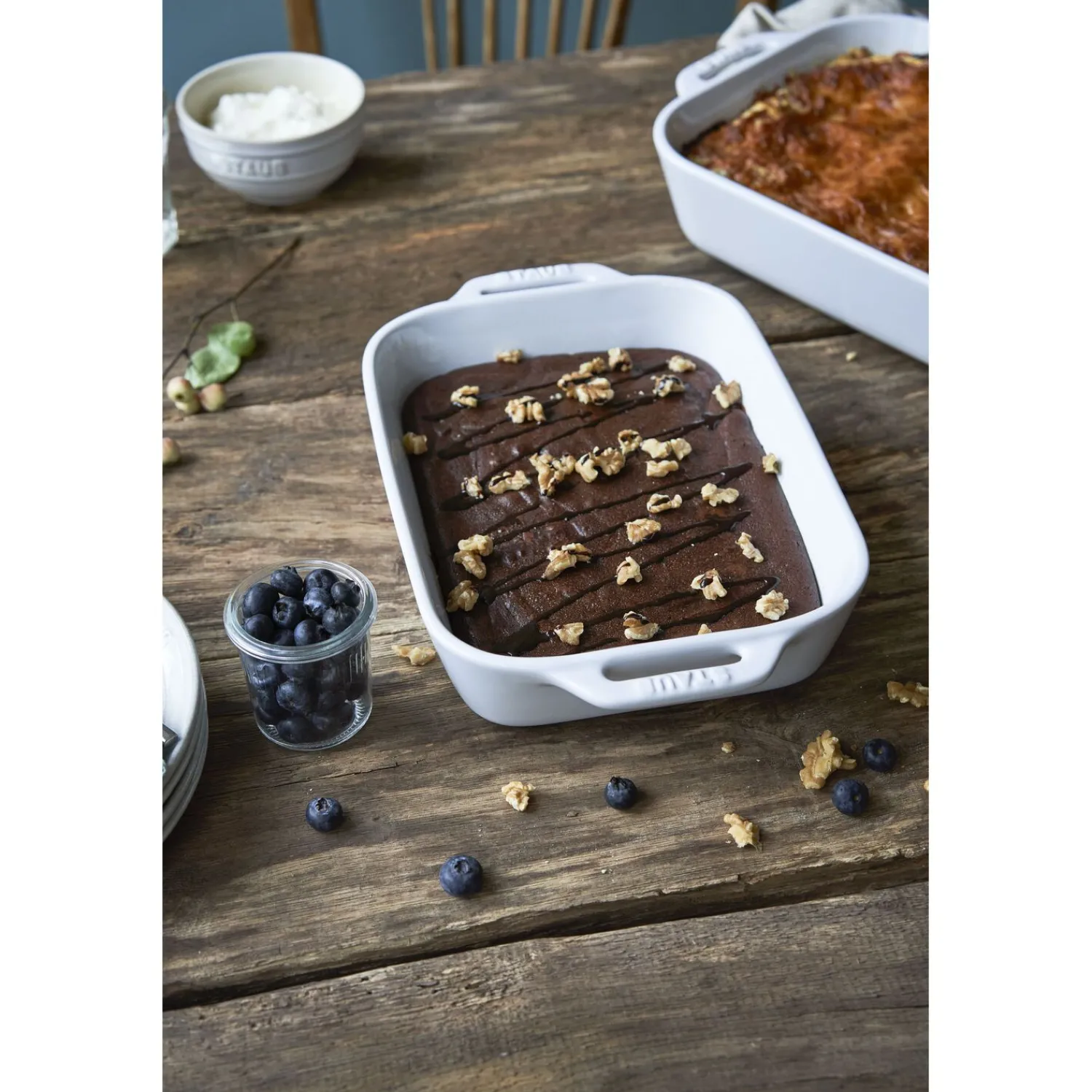 Staub Ensemble de plats à four 2-pcs Blanc Best