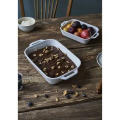 Staub Ensemble de plats à four 2-pcs Blanc Best