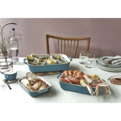 Staub Ensemble de plats à four 3-pcs Turquoise antique New