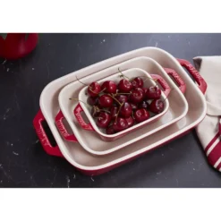Staub Ensemble de plats à four 3-pcs Cerise Outlet