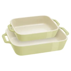 Staub Ensemble de plats à four 2-pcs Vert clair