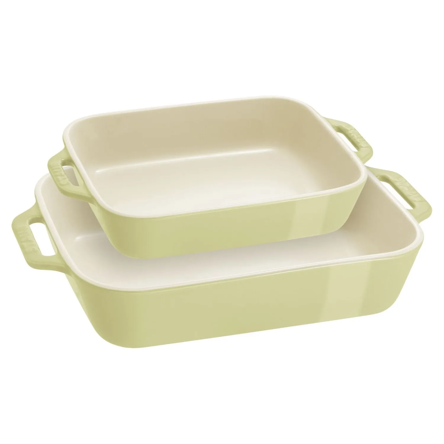 Staub Ensemble de plats à four 2-pcs Vert clair