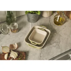 Staub Ensemble de plats à four 2-pcs Vert clair